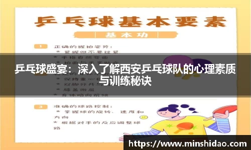 乒乓球盛宴：深入了解西安乒乓球队的心理素质与训练秘诀
